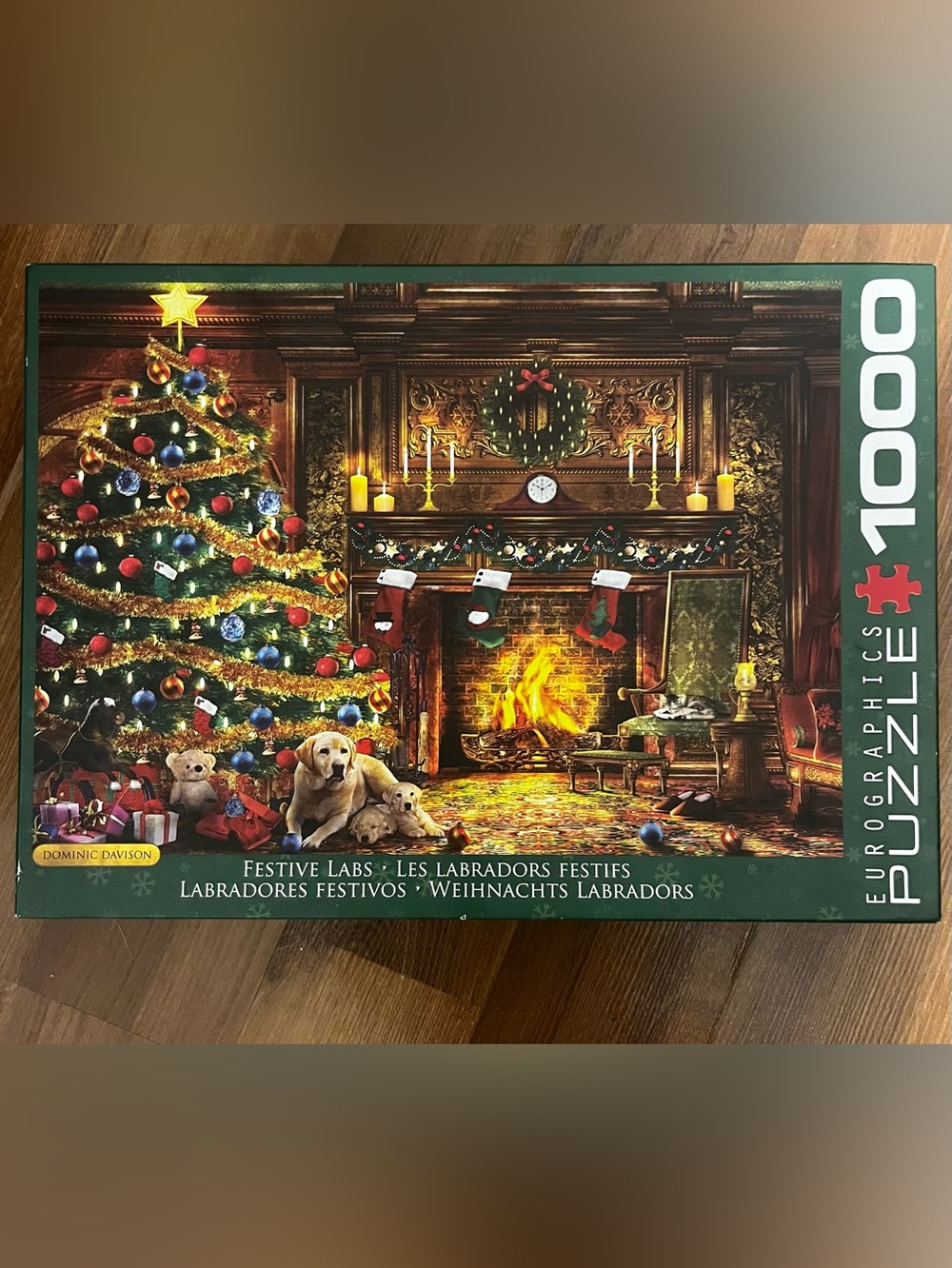 Festive Labs Holiday Puzzle - Green